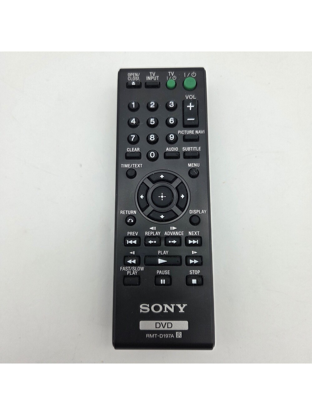 Genuine Sony RMT-D197A Remote Control OEM For DVP-SR210P DVP-SR510H DVD Players